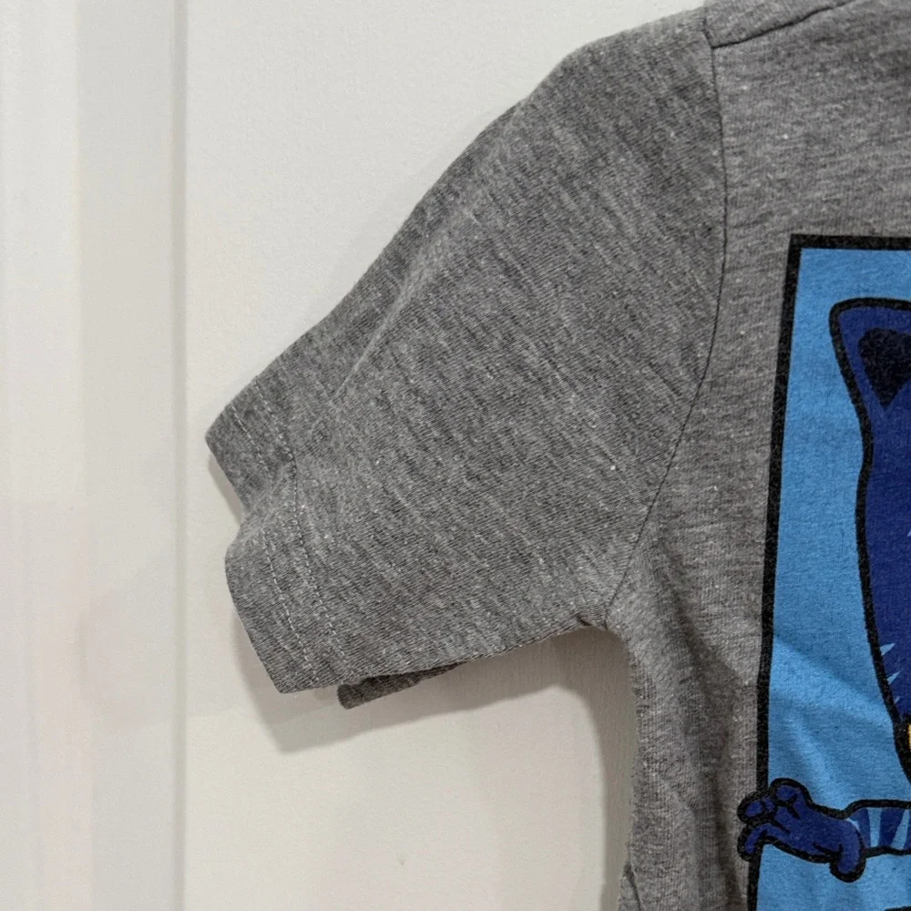 PJ Masks Gray Short Sleeve Kids Tee